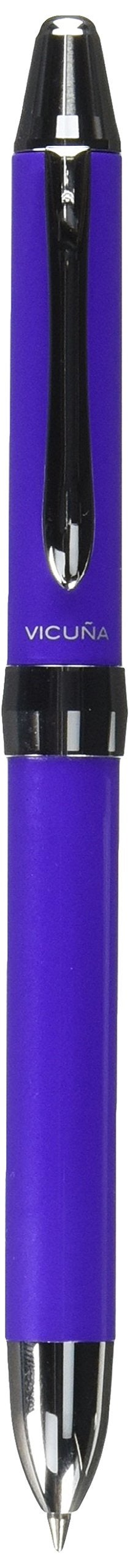 بنتل قلم Pentel متعدد الوظائف Vicuna Ex، قلم حبر جاف ناعم وقلم رصاص ميكانيكي 0.5 مم، بنفسجي (BXW1375V) - Image 1